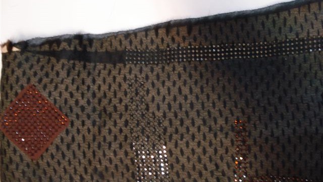collection 1 elastic strass on spring-cut mink lining